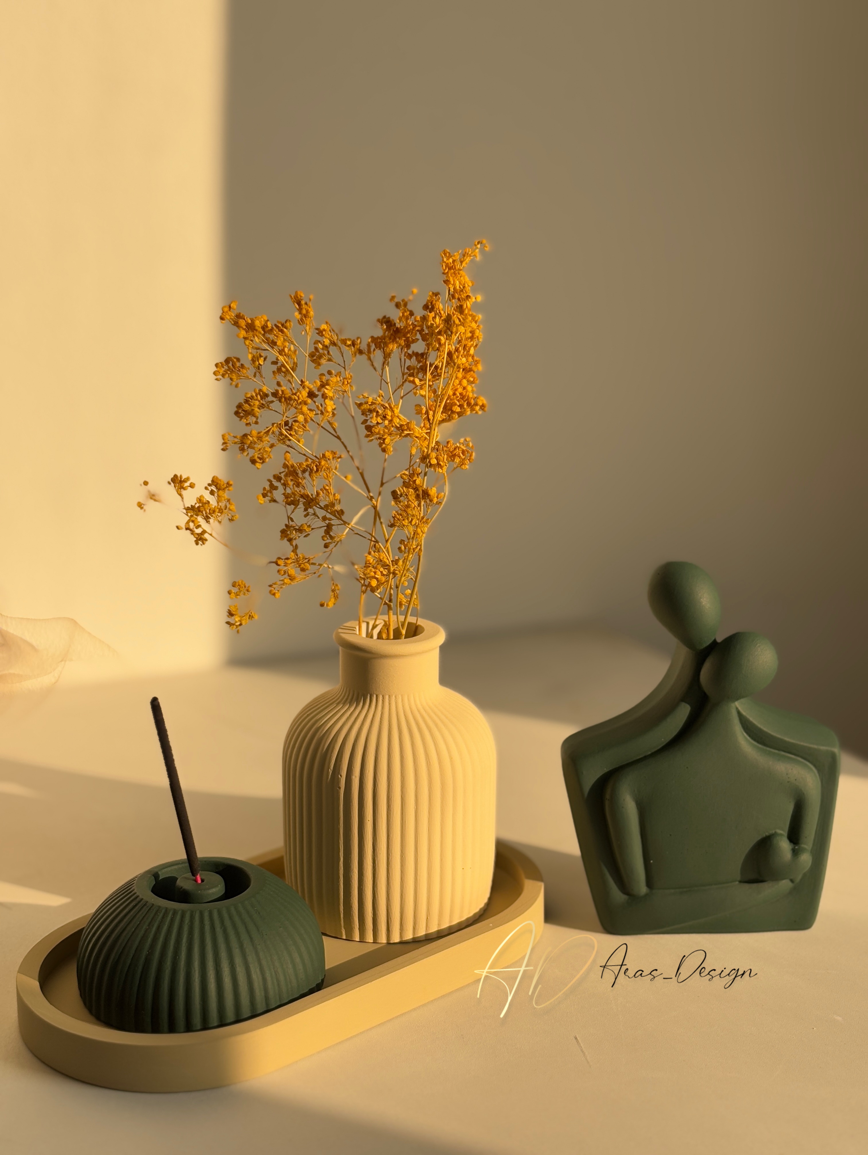 ست دکوری و تزیینی 4تکه کنسول و پاتختی